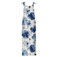 thumbnail image 5 of Jinhomg Baggy Bib Overalls for Women 2026 Summer Adjustable Strap Loose Vintage Floral One Piece Jumpsuit with Pockets Multicolor XXL, 5 of 5