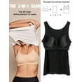 thumbnail image 6 of COMFREE Camisole with Built in Bra for Women Plus Size Tank Tops Wide Strap Tops(S-3XL), 6 of 6