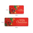 thumbnail image 3 of Christmas Kitchen Rugs and Mats Set of 2,Christmas Kitchen Rugs Sets,Non Slip Washable Kitchen Mats,Christmas Poinsettia Winter Holiday Party Low-Profile Floor Mat Decorations for Home Kitchen, 3 of 9