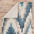 thumbnail image 3 of jaipur rugs blue collection abstract chevron indoor area rug, 3 of 6
