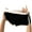 Black, variant on Men Boxer Underwear Mid-rise High Elasticity Shorts Panties Patchwork Color U-Convex Ribbed Underwear