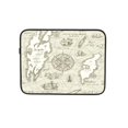 thumbnail image 7 of Vintage nautical route map 17 inch Portable Laptop Sleeve Compatible with MacBook Air Notebook Computer Case for Men Women College School Students, 7 of 7