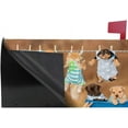 thumbnail image 3 of Coolnut Mailbox Covers, Magnetic Standard Size Staffordshire Terrier Puppies with Cat Hanging Seasonal Mail Wraps for Home Outdoor Decor, 20.7"x18.03", 3 of 5