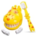 thumbnail image 1 of HUASHENG Teeth Model For Teaching Kids Giraffe Demonstration Teeth Model With Toothbrush Habit Cultivation Kids Play Set For Children Student Toys., 1 of 9