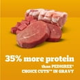 thumbnail image 3 of Pedigree High Protein Beef & Pork Tenderloin Flavor Adult Soft Wet Dog, (16) 3.5 oz Pouches, 3 of 11