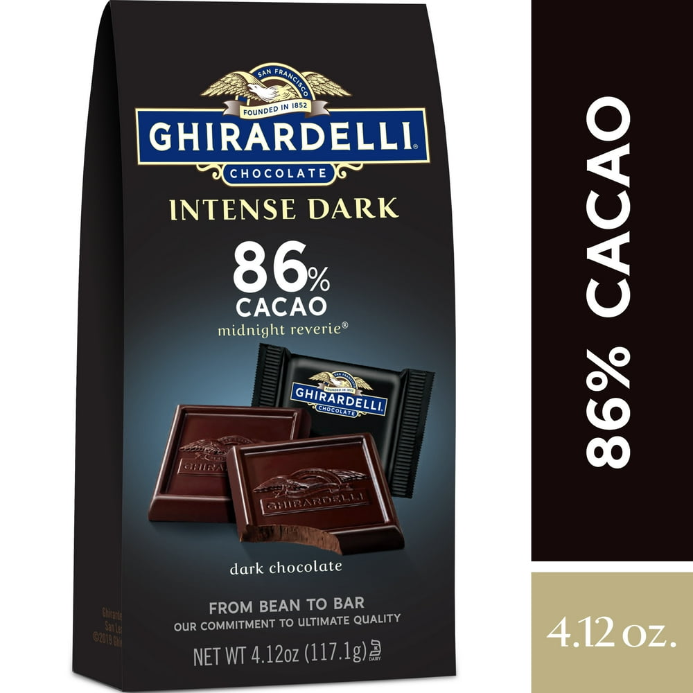 Ghirardelli Intense Dark Chocolate Squares 86 Cacao 4.12 oz