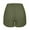 Army Green, variant on Abcnature Plus Size Shorts, Womens Athletic Shorts, Womens Casual Bandage Pocket Comfy Solid Color Elastic Waist Loose Shorts, Comfy Beach Shorts, Yoga Pants, Cycling Sport Shorts Khaki XXL