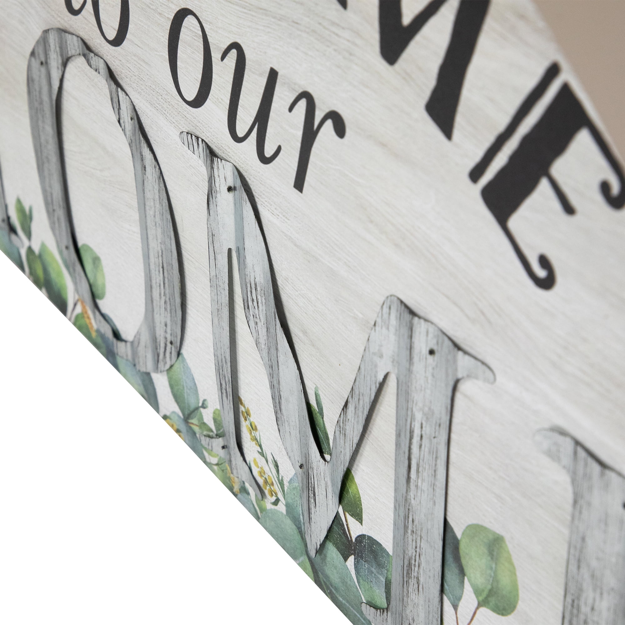 Northlight Welcome to Our Home Wall Sign - 29.75"