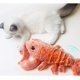 thumbnail image 1 of Juguete de peluche para mascotas, camarón saltador gravitacional, carga USB, simulación de langosta, juguete eléctrico divertido para gatos y perros oso de fresa Electrónica, 1 of 5