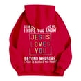 thumbnail image 4 of Women's Hoodies Sweatshirts Jesus Hoodies Oversized Graphic Hoodies for Women Pullover Sweatshirts Fall Jacket Women Preppy Clothes Teen Girl, 4 of 5