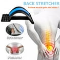 thumbnail image 3 of Back Stretcher for Lower Back Pain Relief, 4 Level Adjustable Lumbar Back Cracker Board, Back Cracking Device, Back Massager for Scoliosis, Spine Decompression(Green), 3 of 6