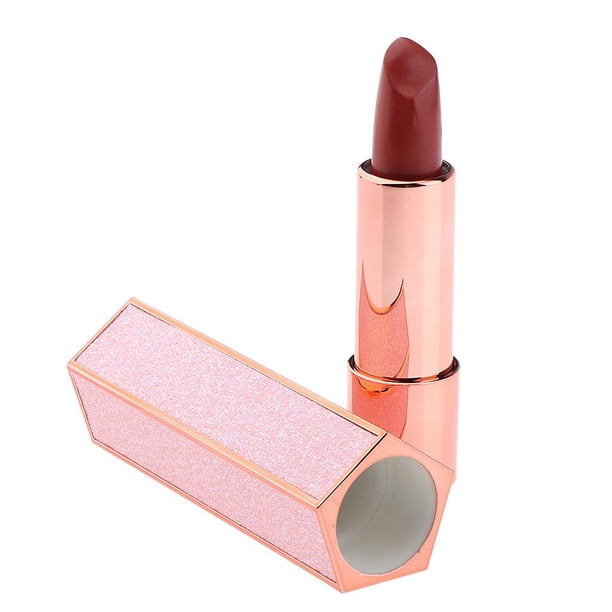 Lápiz labial mate Hidratante Lápiz labial suave, Maquillaje impermeable Brillo de Cosméticos Mancha de color de 01 Colco barra de labios de terciopelo mate