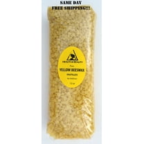 YELLOW BEESWAX BEES WAX ORGANIC PASTILLES BEADS PREMIUM 100% PURE 12 OZ