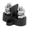 thumbnail image 2 of Bus Bar Terminal Block Bus Bar Terminal Stud M8 Terminal Stud Power Distribution Post Junction Block Post DC 48V Bus Bar Terminal Block 5/16in M8 Insulated Dual Positive Power, 2 of 8