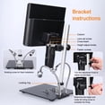 thumbnail image 3 of Microscopio Digital profesional Yeacher 1080P pantalla LCD de 10 pulgadas aumento 4X, 3 of 8