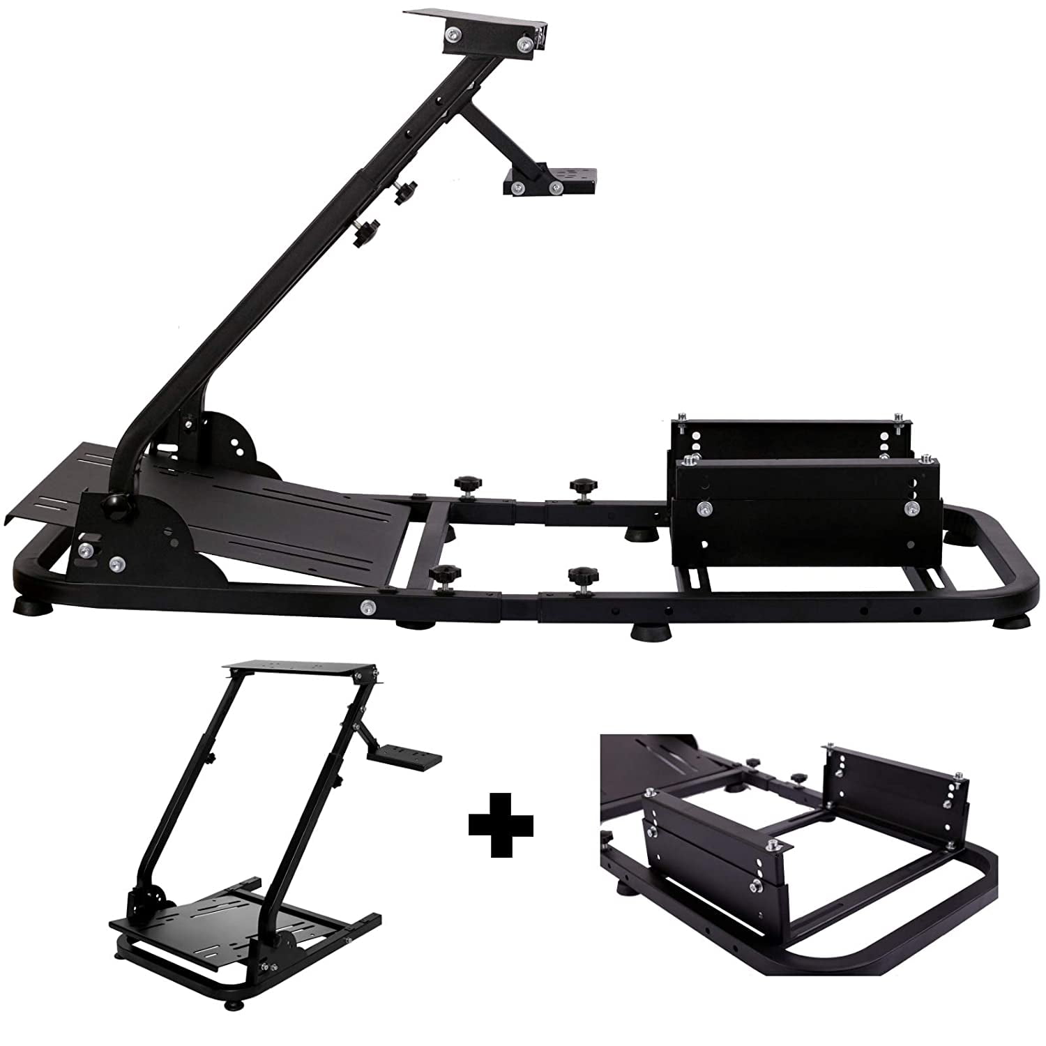 Ps5 Steering Wheel Minneer G25 Racing Simulator Cockpit Adjustable Sim ...