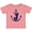 Mauve, variant on Inktastic Monogram J Nautical Anchor Boys or Girls Baby T-Shirt