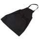 thumbnail image 4 of 6X Unisex 2 Bolsillo Negro Delantal Peto de Cocina, Un Tamano de Medio, 4 of 5