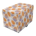 thumbnail image 1 of Abstract Dog Crate Cover, Swirled Design Geometrical Motifs Ornate Spring Themed Illustration Print, Easy to Use Pet Kennel Cover for Dogs, 35" x 23" x 27", Orange Mauve Beige, by Ambesonne, 1 of 6