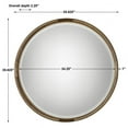 thumbnail image 5 of 09244-Uttermost-Finnick - 35.63 inch Iron Coil Round Mirror, 5 of 6