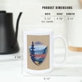 thumbnail image 5 of 15 fl oz Ceramic Mug, Whistler, Canada, Mountain Scene, Lithograph, Contour, Dishwasher & Microwave Safe, 5 of 5