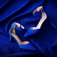 thumbnail image 4 of Zapatos de Tacón Bajo para Mujer DREAM PAIRS Azul Talla 9.5, 4 of 7