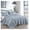 Cool Gray, variant on King Size Bedspread Set, 3-Piece Pastel Yellow Oversized Quilted Microfiber Lightweight Bedspread Coverlet (118"x106") for All Seasons