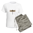 thumbnail image 5 of CafePress - Dragonfly Vintage Pajamas - Women's Short Sleeve Print T-Shirt and Pants Light Cotton Pajama Set, 5 of 7