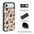 thumbnail image 2 of WIRESTER Shockproof Soft Rubber Cover Case for Apple iPhone 17 Air 6.6" 2025, Brindle Brown English Bulldog Funny Playful Postures On Brown, 2 of 5