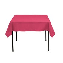 52 in. Square Cotton-feel Tablecloth Fuchsia