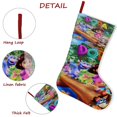 thumbnail image 5 of Dora-South Park Tema: Calcetines de Navidad, fino lino blanco para colgar en escaleras y chimenea, decoración navideña para el hogar, regalo de Navidad. 54cm × 38cm, 5 of 5