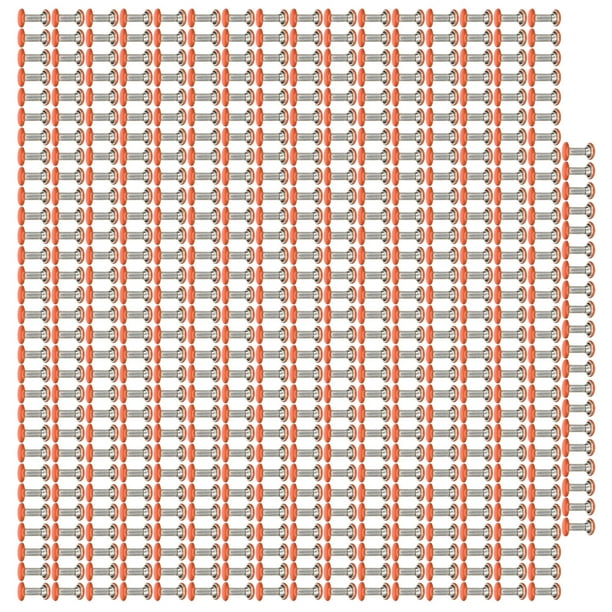 Remaches de cuero de metal 500 juegos de tachuelas 6x8 mm Hierro de alta dureza ANGGREK Otros