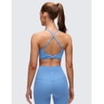 thumbnail image 2 of CRZ YOGA Butterluxe V Neck Twist Back Sports Bra For Women, 2 of 6