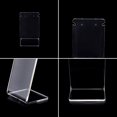 thumbnail image 3 of 1Set Clear Earring Holder 3 Sizes Acrylic L-Shape Necklace Easel Jewelry Organizer Jewelry Display Holder for Boutiques Selling Shows Necklaces Chains Ear Studs, 3 of 7