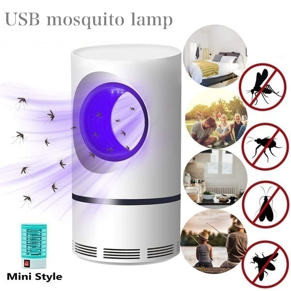 Mosquito Killer Lamp Batterie Voyage Léger INSECTE INSECTES piège Fly Pest DEL 