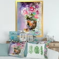 thumbnail image 3 of Designart 'Pink Fresh Abstract Flowers Bouquet in Vase' Modern Framed Art Print, 3 of 4