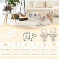 thumbnail image 3 of Dog Diapers Female Washable Sanitary Pantie with Adjustable Suspender, Reusable Doggie Diapers for Male Dogs in Heat, Cotton Puppy Pet Period Panties Dog Underwear, 3 of 6