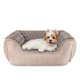 thumbnail image 1 of Cama para perros JOEJOY rectangular para perros pequeños, medianos y grandes, color beige, 1 of 6