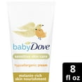 thumbnail image 4 of Baby Dove Sensitive Melanin-Rich Cream Newborn Hypoallergenic Nourishing Moisturizer, 8 oz, 4 of 13