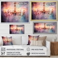 thumbnail image 4 of Designart "Chandelier peaceful Illumination painting" Chandelier Floater Framed Wall Decor, 4 of 7