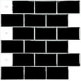 thumbnail image 2 of Art3d Peel and Stick Backsplash Tile Black Self Adhesive Removable Sticker Kitchen Bathroom 3D Wall Sticker Subway Tiles (10-Pack), 2 of 11