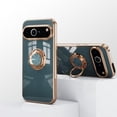 thumbnail image 3 of Case for Google Pixel 8A,[Built-in Rotatable Magnetic Kickstand] Plating Edge Soft TPU Slim Drop Protection Shockproof Phone Case for Google Pixel 8A 5G,6.1 inch 2024 (Blue), 3 of 9