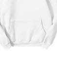 thumbnail image 5 of VSSSJ Mens Hoodies Relaxed Fit Solid Color Casual Hooded Sweatshirts Long Sleeve Drawstring Comfy Basic Versatile Pullover with Pocket White XL, 5 of 5