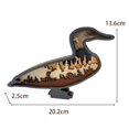 thumbnail image 2 of yuksok Multilayer Carved Duck Silhouette Creative Handmade for Desktop Shelf Office, 2 of 8