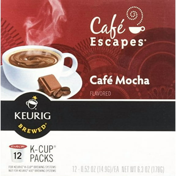 Keurig Cafe Escapes Cafe Mocha, 12 ea