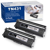 TN431 Black Toner Cartridge Compatible for Brother TN431BK HL-L8360CDW Printer - 2 Pack