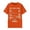 A-Orange168, variant on XIAONU Women's Letter Print T-Shirt Oversized Short Sleeve Crew Neck Pullover Tee Breathable Trendy Everyday T-Shirts