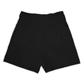 thumbnail image 3 of Abcnature Plus Size Shorts, Womens Athletic Shorts, Women Fashion Solid Color Casual Wide Leg Ruffle Loose High Waist Shorts, Comfy Beach Shorts, Yoga Pants, Cycling Sport Shorts Black XL, 3 of 5