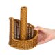 thumbnail image 5 of unbranded Soporte Decorativo Para Higiénico Con De Rattan Sintético Y Almacenamiento Funcional Marrón, 5 of 8
