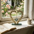 thumbnail image 4 of Luoshdecor White Crystal Ball Display Stand Ornament for,Gold Flower Butterfly Holder for Home Office Tabletop Decor, 4 of 6